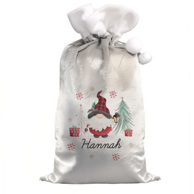 Personalised Gonk Christmas Sack,  Personalised Gonk Christmas Sack