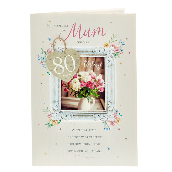 80th Birthday Card - Mum Today Is Perfect