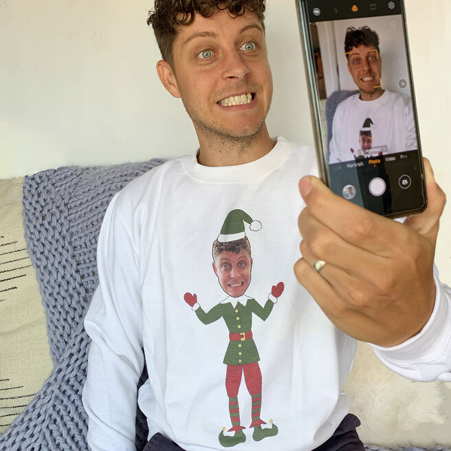 Photo Upload Jumper - Elf Yourself