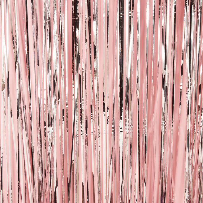 Silver Foiled Backdrop 2.5m