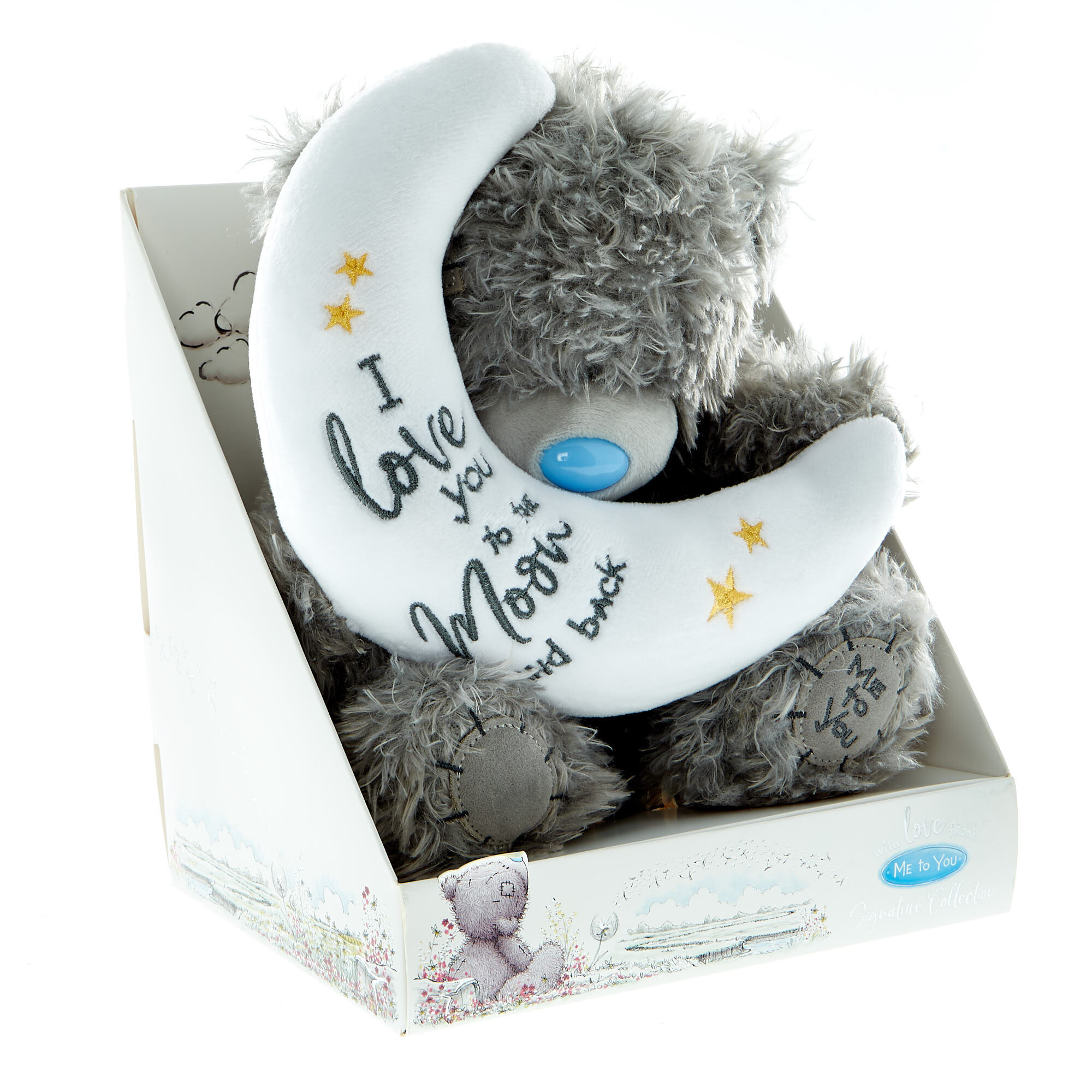 Love you to the moon and back teddy hotsell