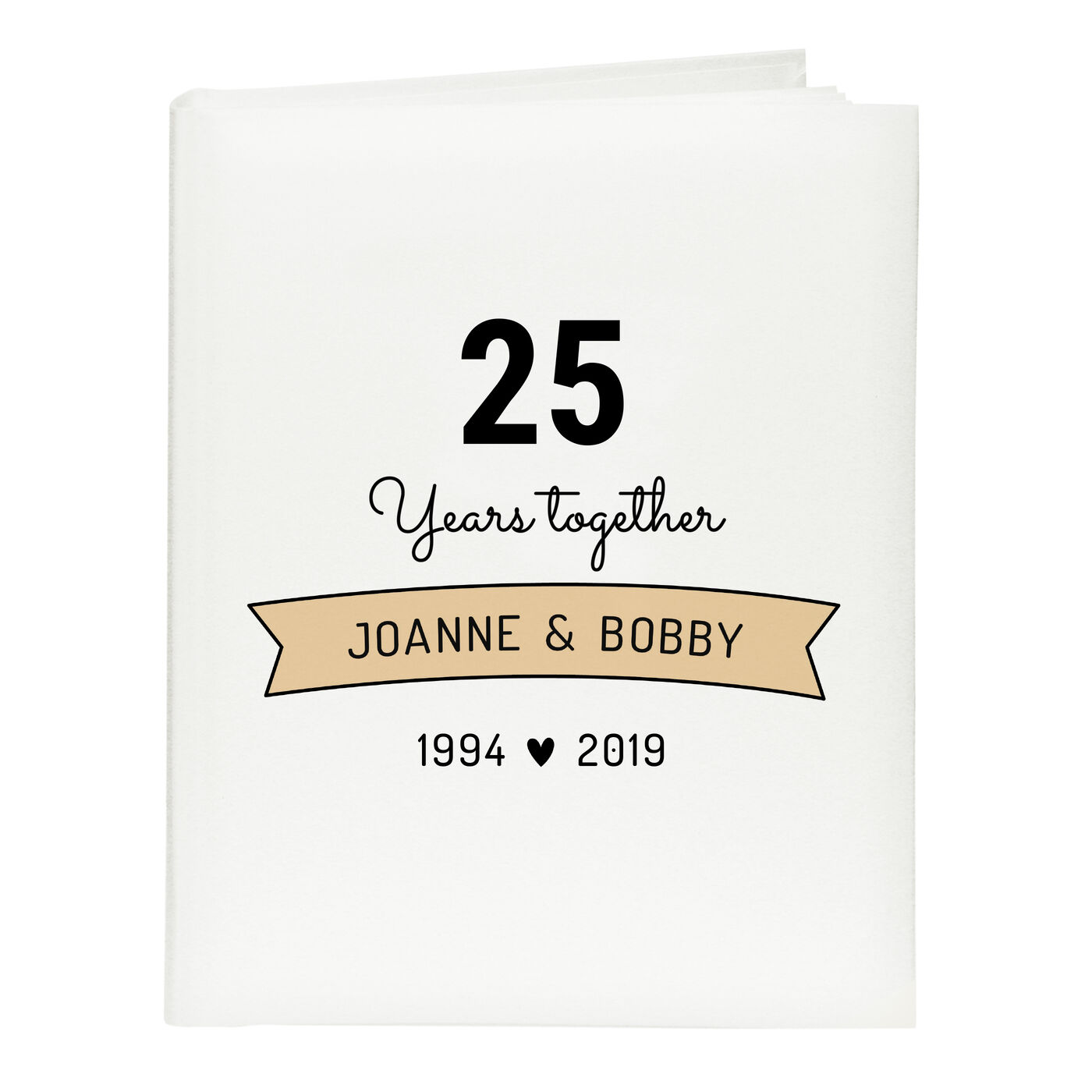 Buy Personalised Anniversary Album Years Together For Gbp 1999 