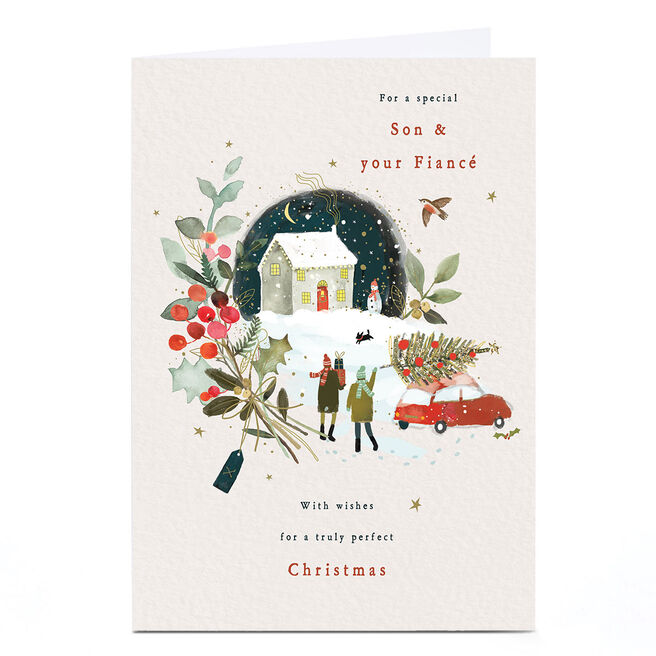 Christmas Card - A Special Son & Your Fiance
