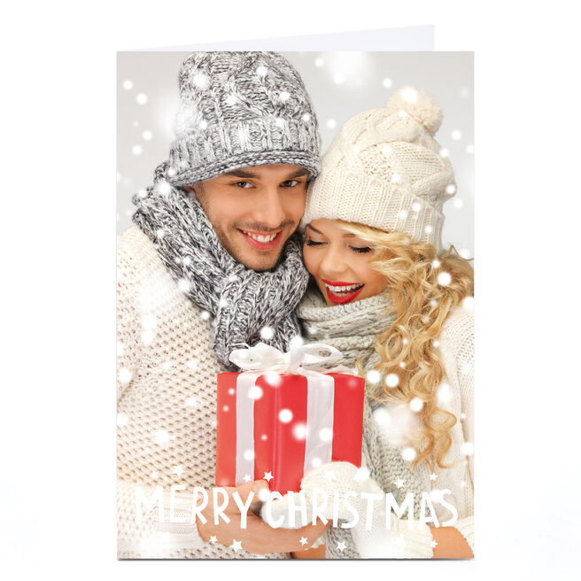 Photo Christmas Card - Full Photo, Portrait Merry Christmas