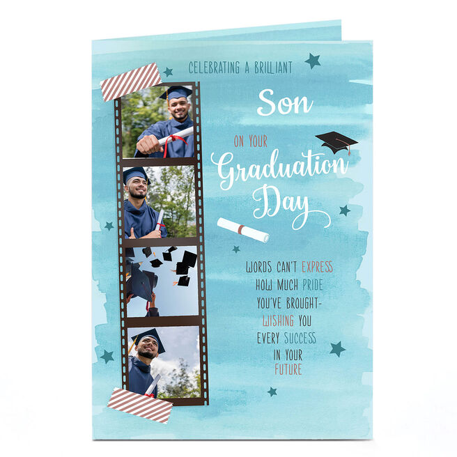 Personalised Photo Card - Eday Son Graduation