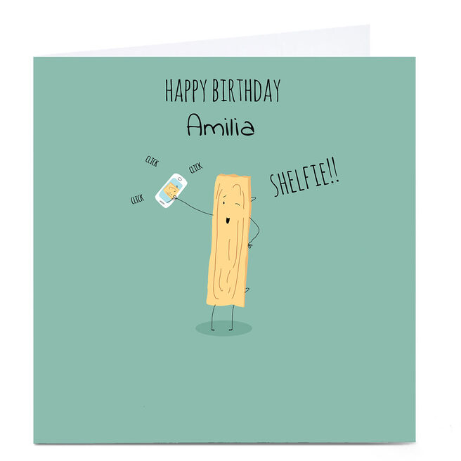 Personalised Cory Reid Birthday Card - Shelfie!