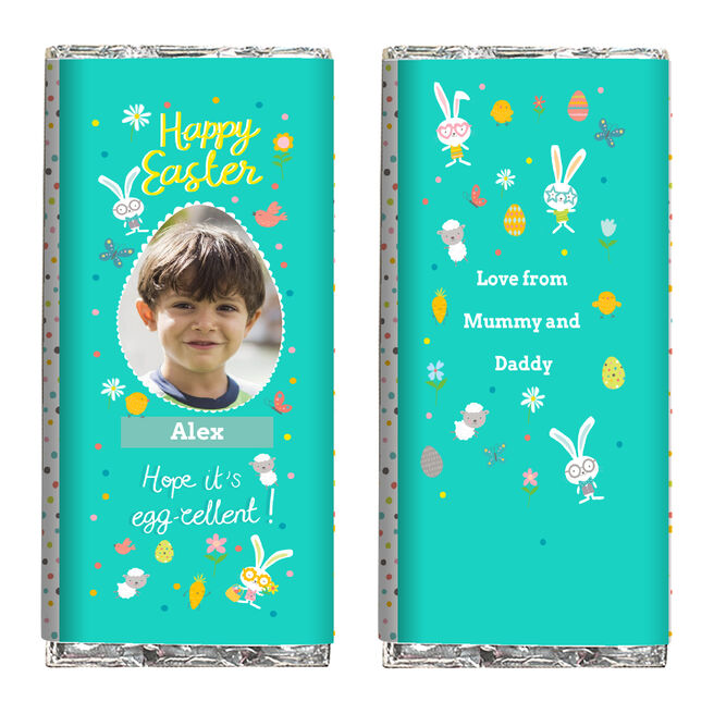 Photo Easter Chocolate Bar - Hope It's Egg-cellent