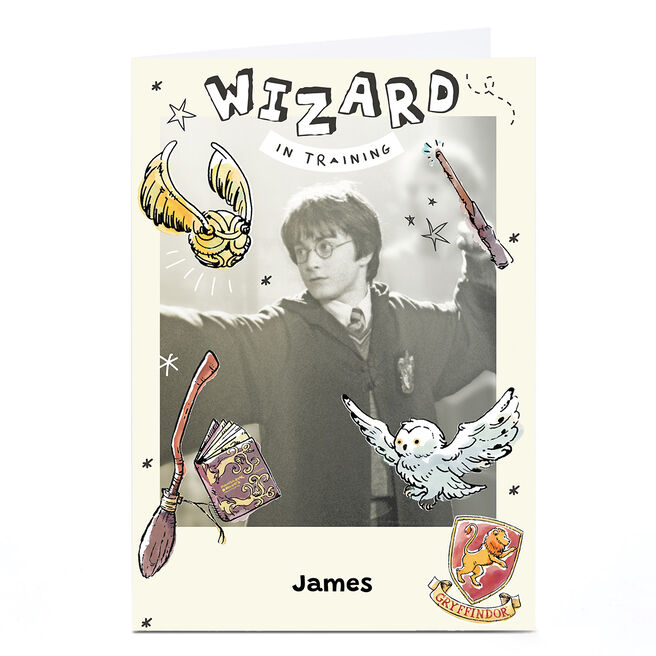Personalised Birthday Card - Harry Potter Wizard In Training