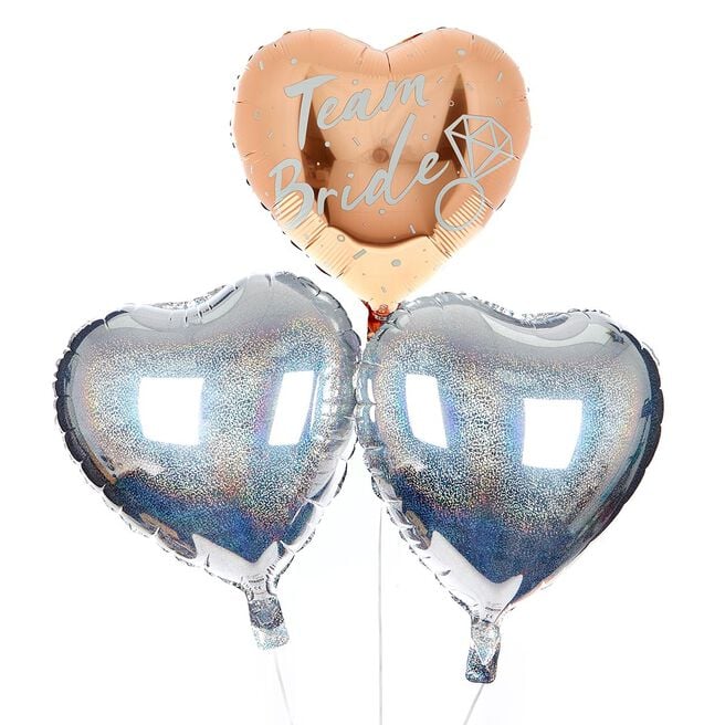 Hen Party Team Bride Balloon Bouquet - DELIVERED INFLATED!