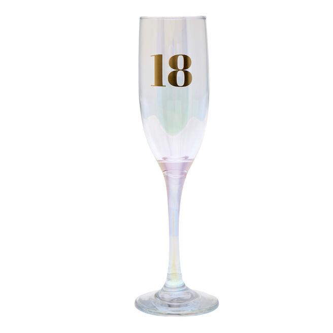 18th Birthday Champagne Flute