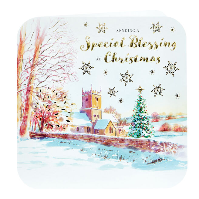 Platinum Collection Christmas Card - Church Special Blessings