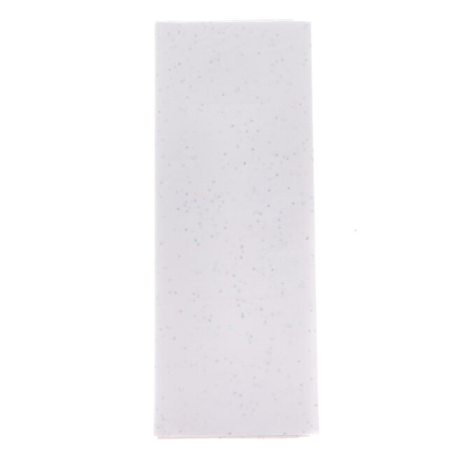 White Sequin Tissue Paper - 5 Sheets 