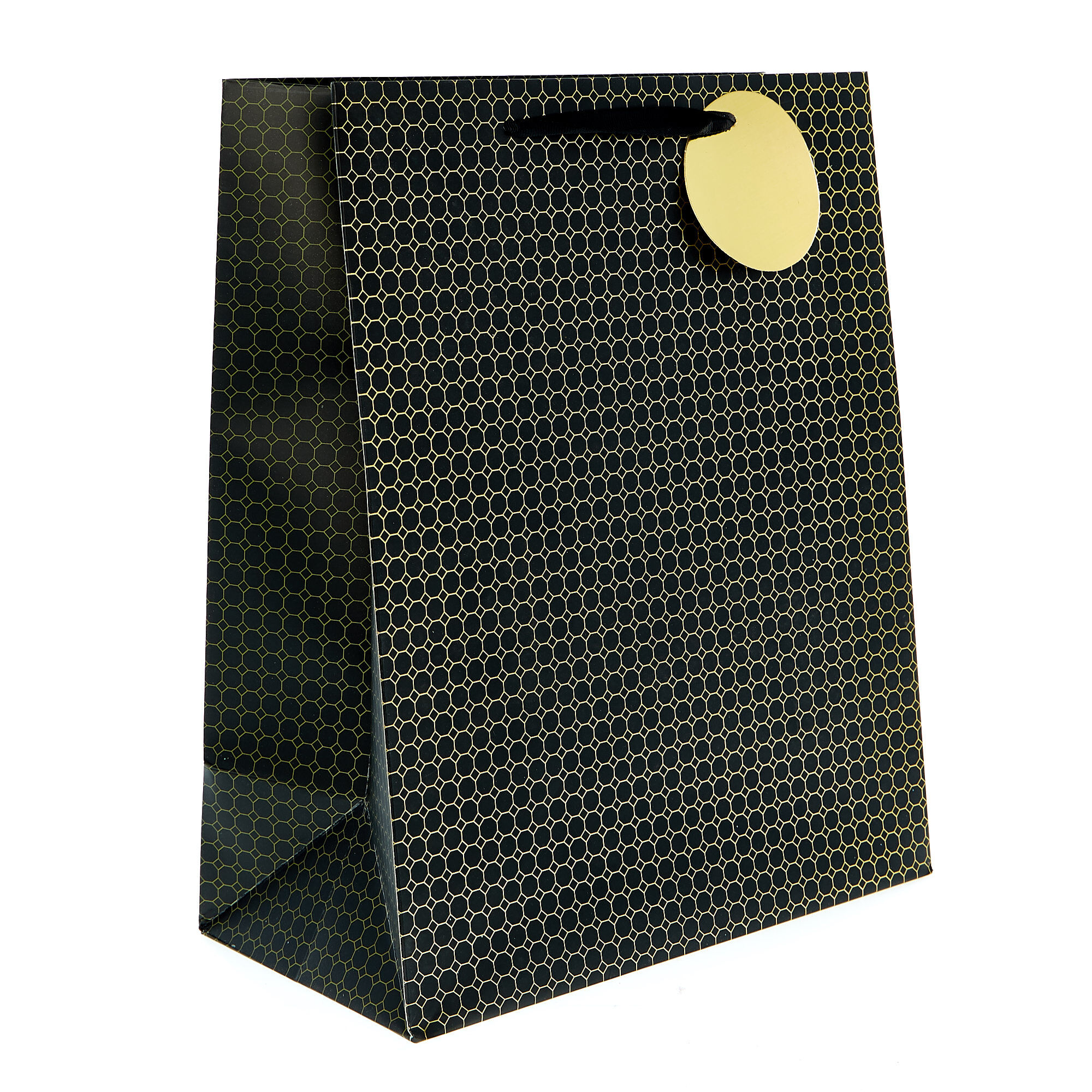 Black shop gift bags