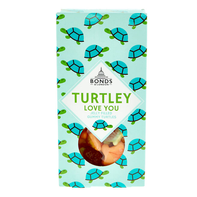 Bonds Of London Turtley Love You Jelly Filled Gummy Turtles 160g