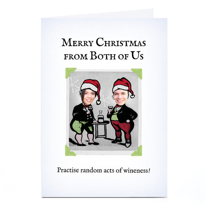 Personalised PG Quips Christmas Card - Acts of Wineness