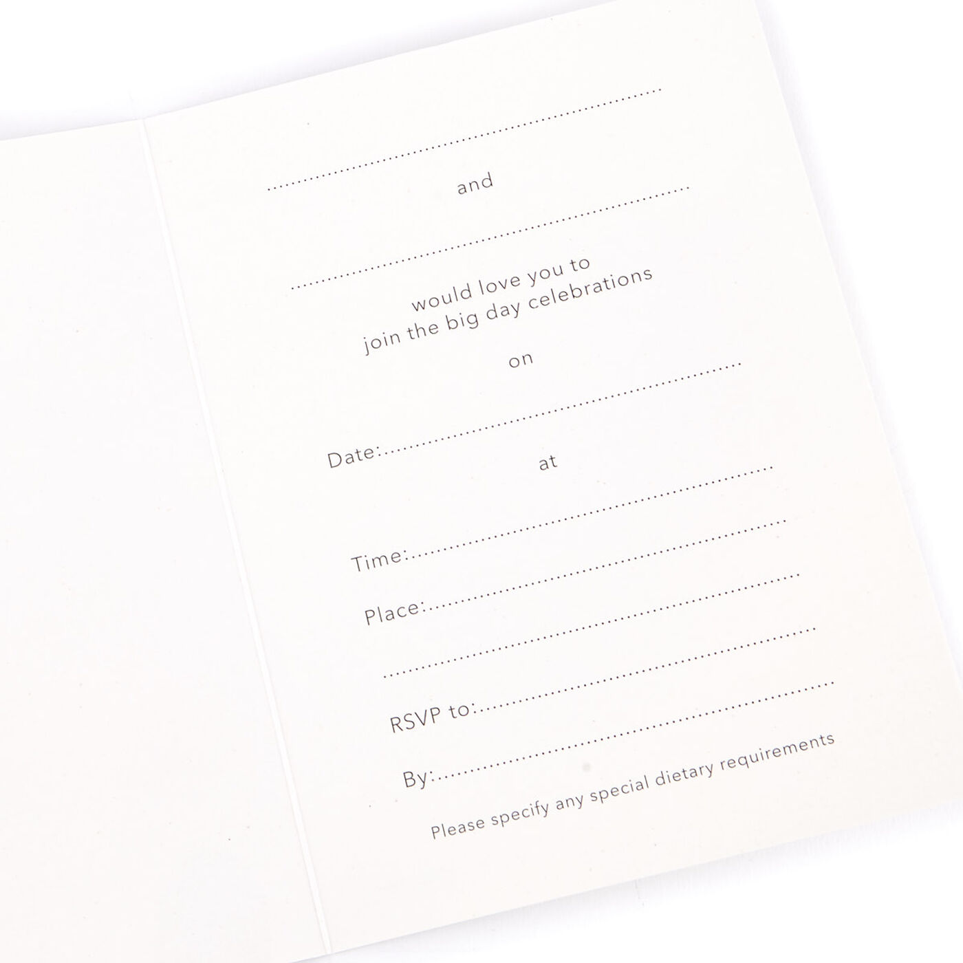 Buy Gold & Silver Hearts Wedding Invitations Pack of 12 for GBP 1.79