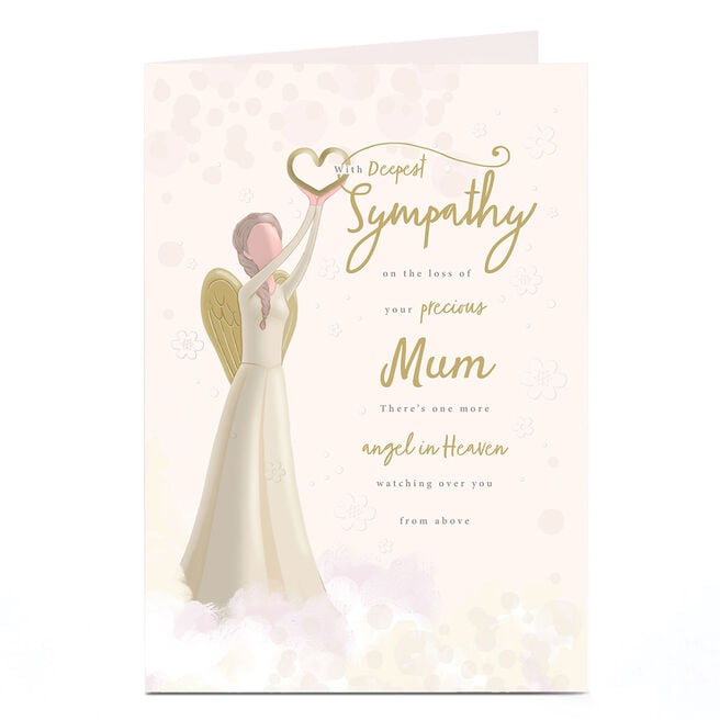 Personalised Sympathy Card - Watching Over You 