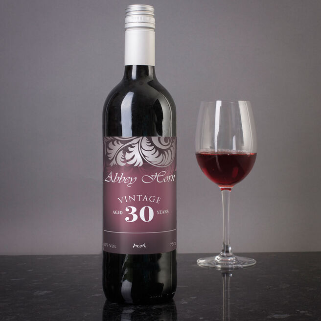Personalised Wine - Vintage Birthday
