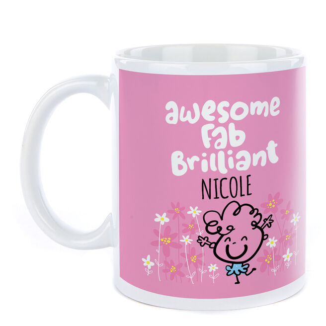 Personalised Fruitloops Mug - Awesome Fab Brilliant, Pink 