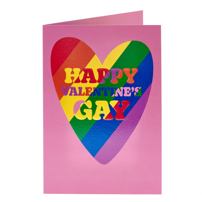 Happy Valentine's Gay Valentine's Day Card