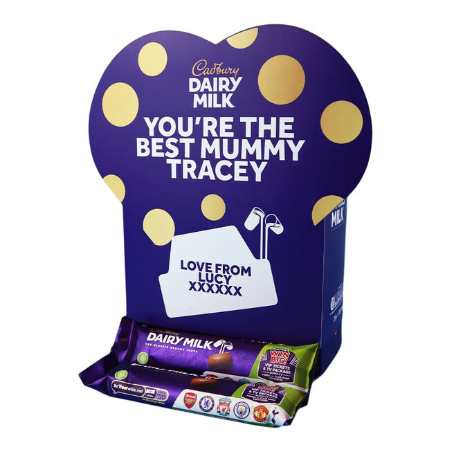 Personalised Cadbury Dairy Milk Favourites Box - Heart Design