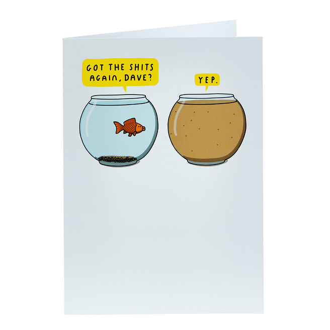 Mungo & Shoddy Card - Dave the Fish