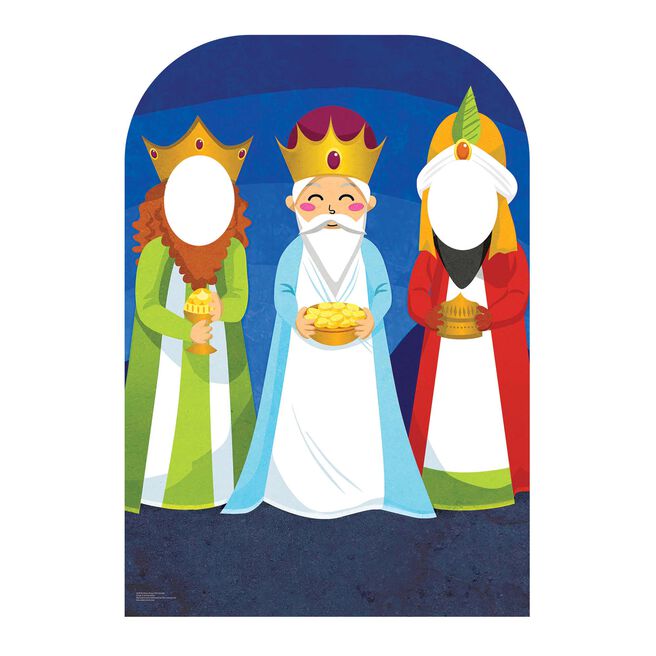 Three Kings Face-In-Hole Cardboard Cutout 
