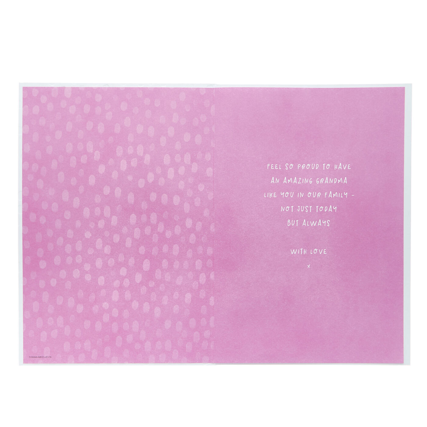 Buy Grandma Sending Love Striped Heart Mother's Day Card for GBP 1.99