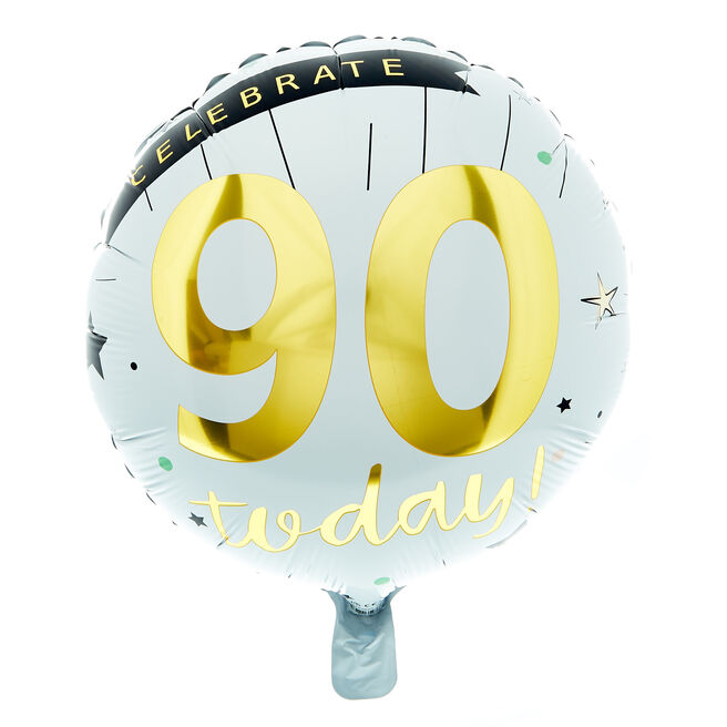 18-Inch 90 Today Foil Helium Balloon