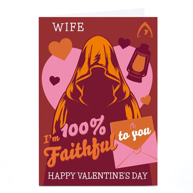 Personalised Valentine's Day Card - Traitors, Wife