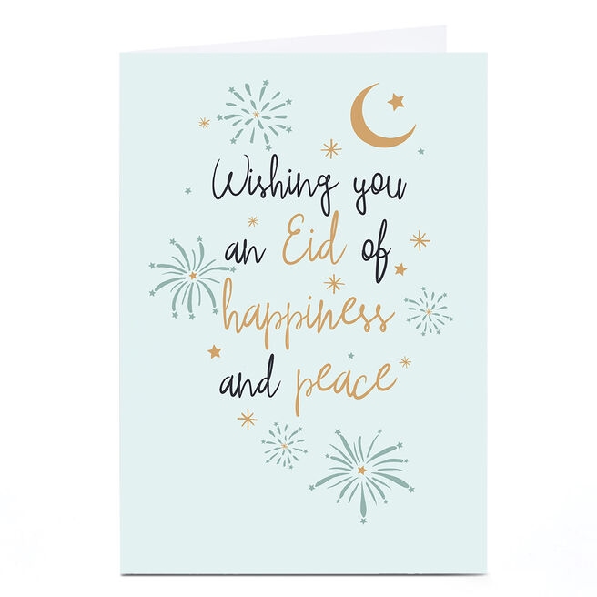 Eid Card - Happiness And Peace