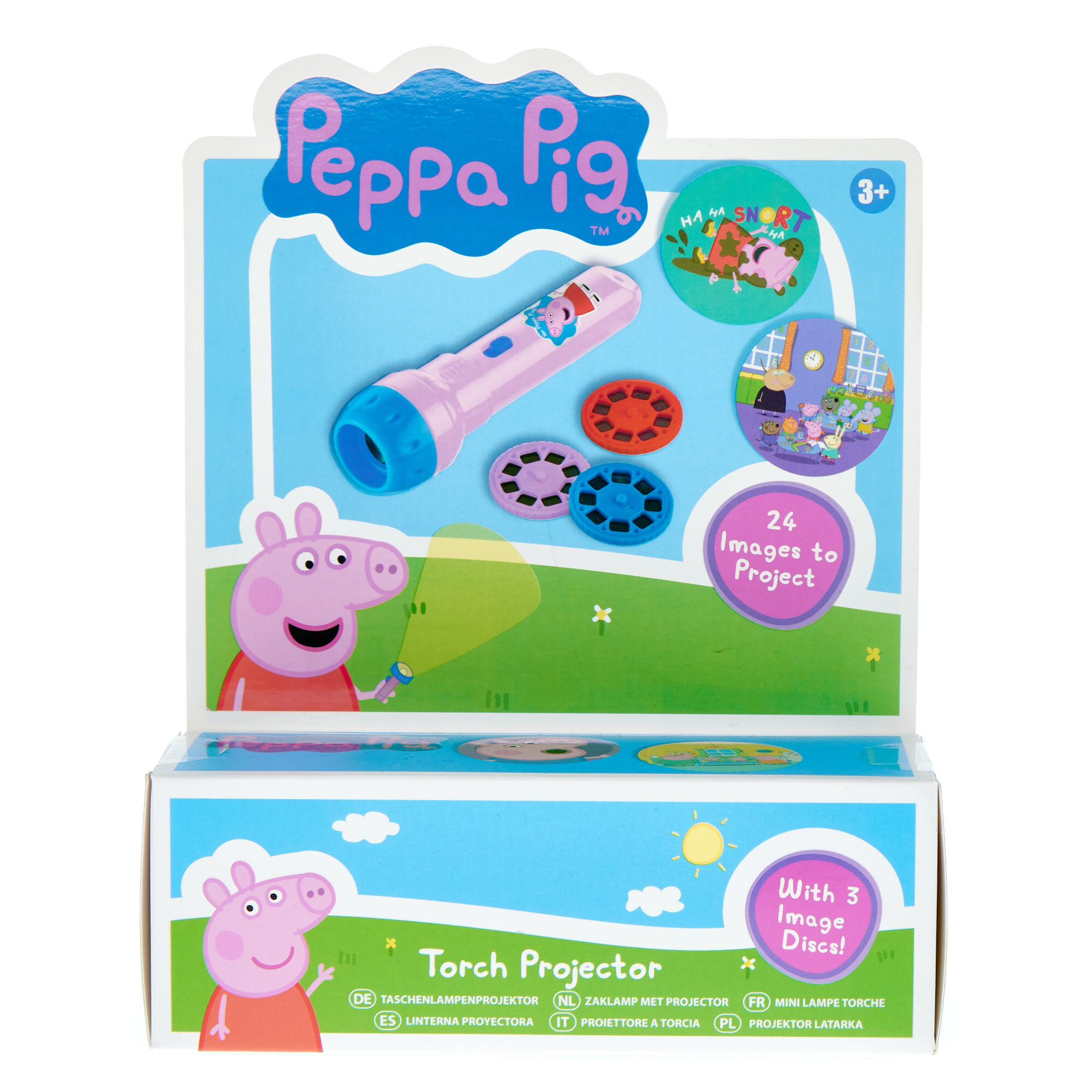 Projecteur Lumineux Peppa Pig Simba - 6 Motifs à Projeter, LED, 16 Cm, Pour Enfants Dès 3 Ans (piles Incluses) - 8