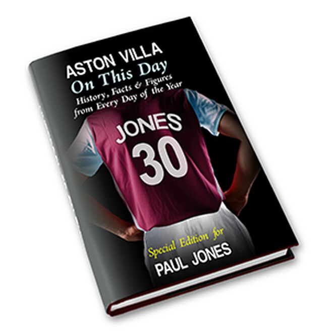 Personalised Aston Villa 'On This Day' Book