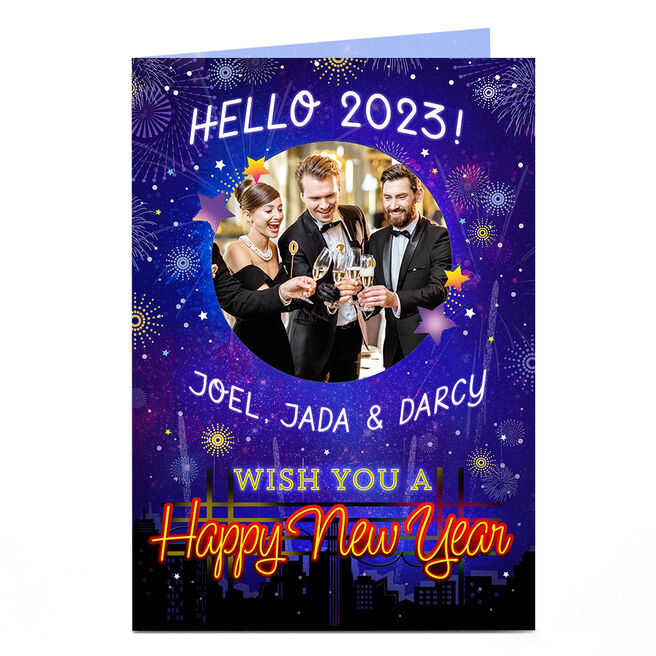 Photo Happy New Year Card - Hello 2021!