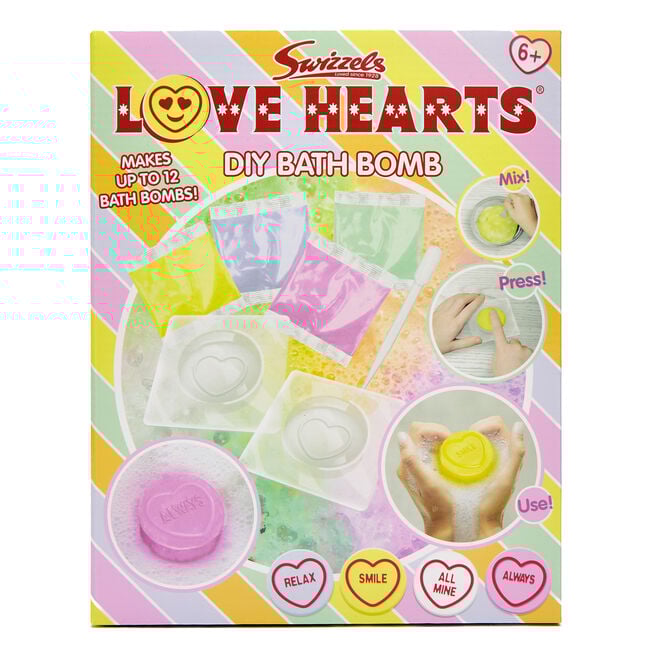 Swizzels Love Hearts DIY Bath Bomb Kit