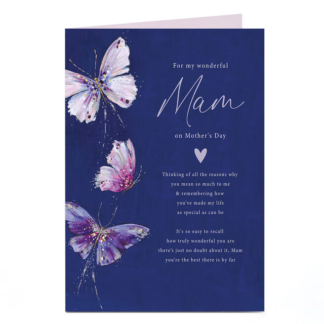 Mother's Day Card - Special As Can Be Butterflies, Mam