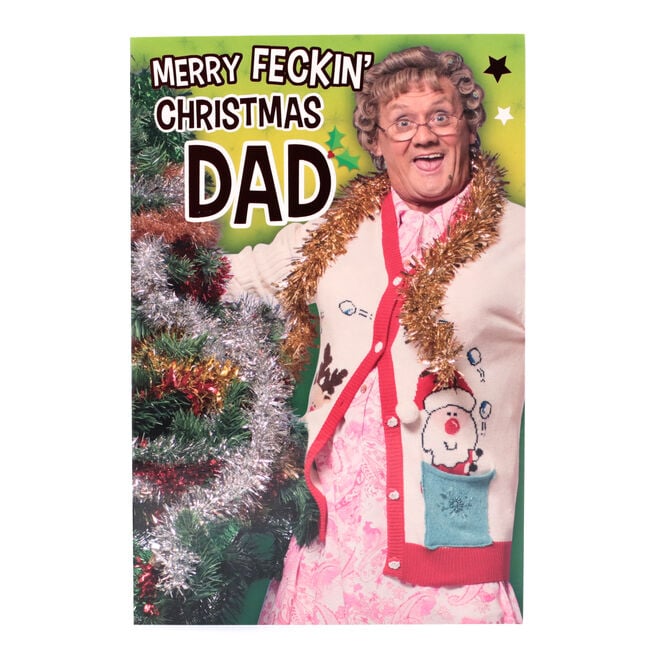 Mrs Brown’s Boys Christmas Card - Dad, Merry Feckin’ Christmas