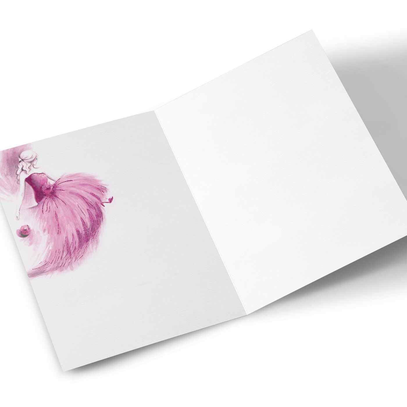 Buy Personalised Birthday Card - Lady In Pink, Editable Age for GBP 2. ...