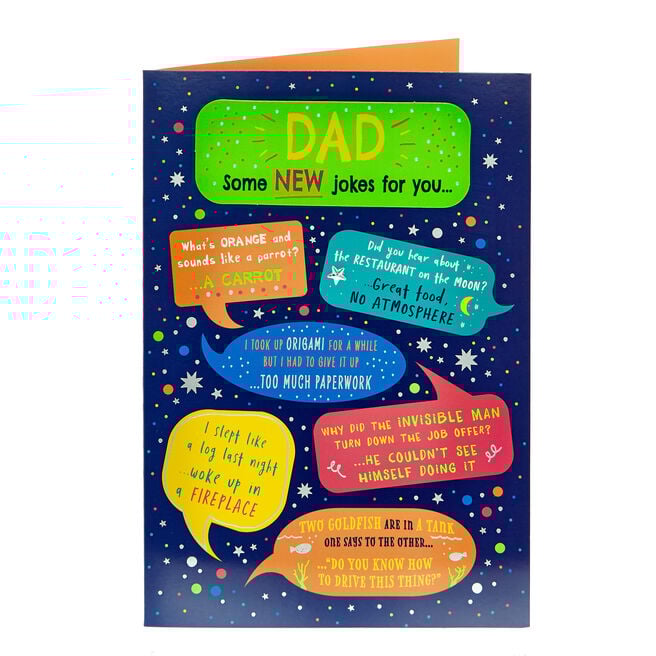 Dad Some New Jokes For You Birthday Card