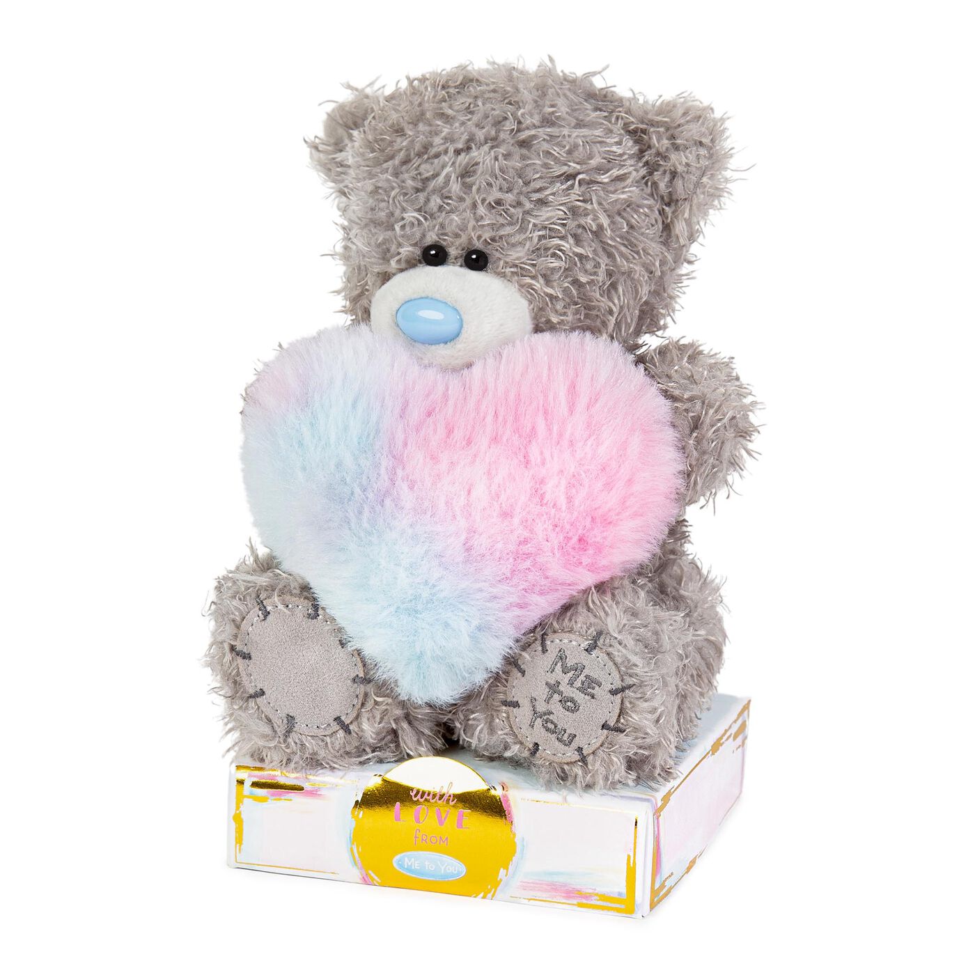 Buy Me to You Tatty Teddy Rainbow Love Heart Bear for GBP 7.99 | Card ...
