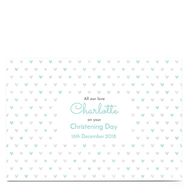 Christening Cards from 99p, Personalised Baptism Cards for Boys & Girls