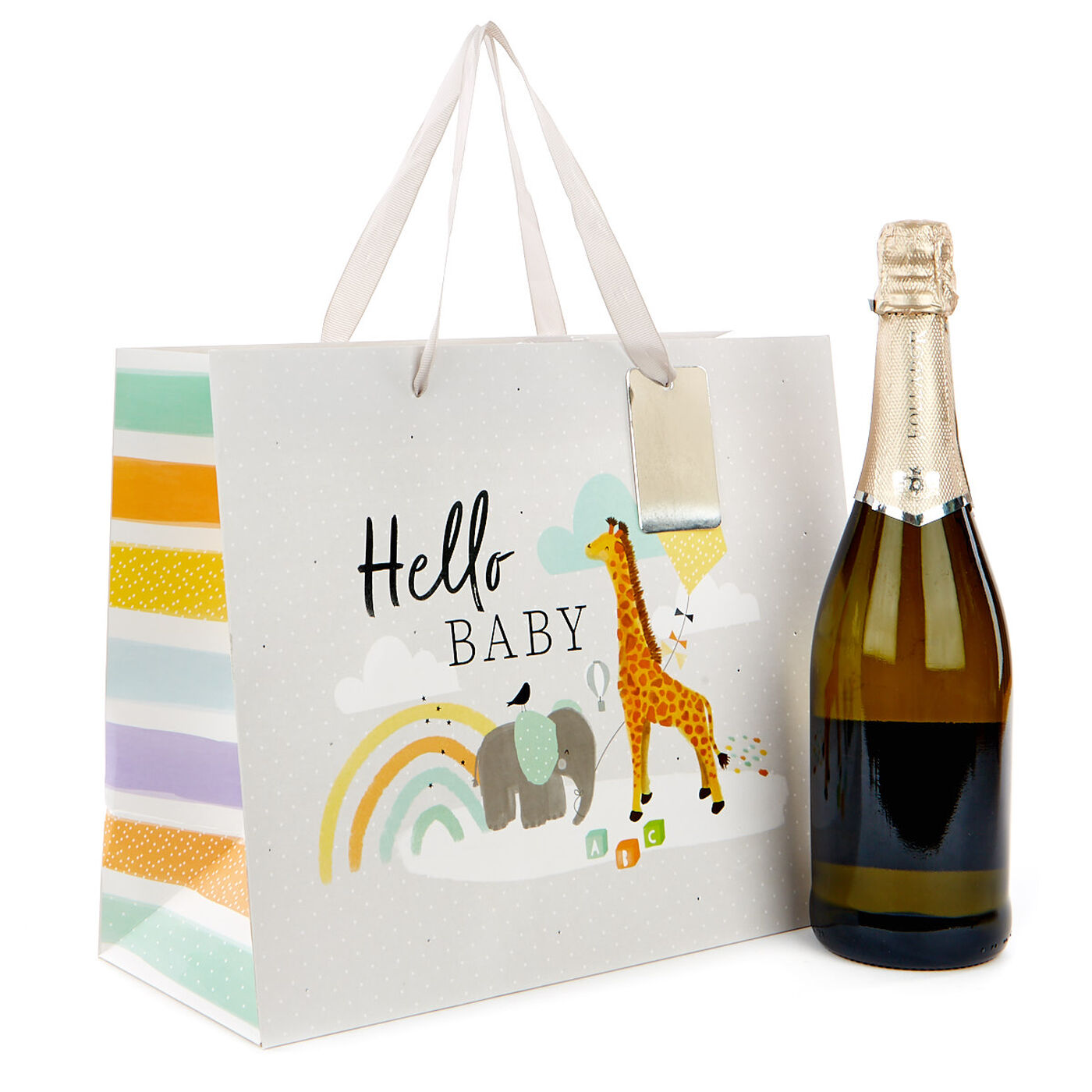 Buy Large Landscape Gift Bag Hello Baby for GBP 1.49 Card Factory UK