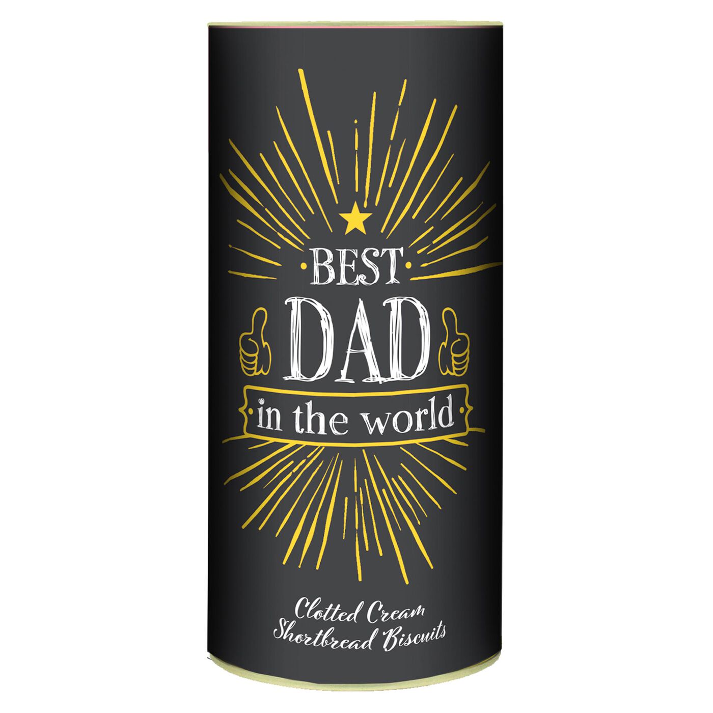 Buy Best Dad In The World Clotted Cream Shortbread Biscuit Drum for GBP 3.99 Card Factory UK