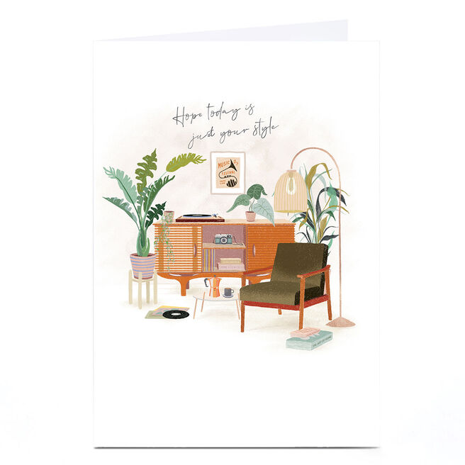 Personalised Birthday Card - Interior scene#