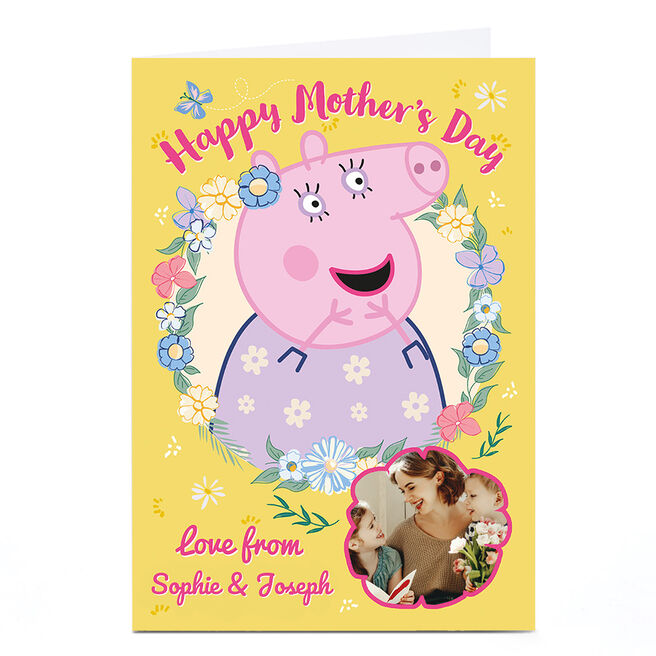 Photo Peppa Pig Mother's Day Card - Mummy Pig