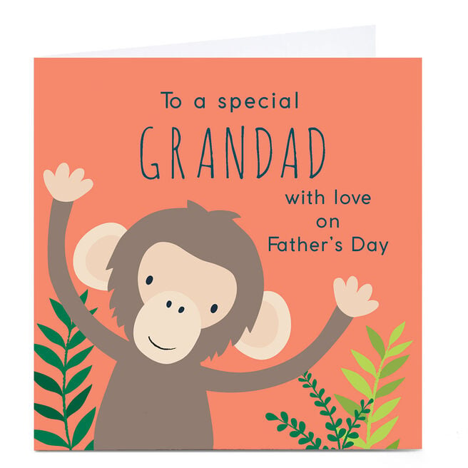 Personalised Klara Hawkins Father's Day Card - With Love