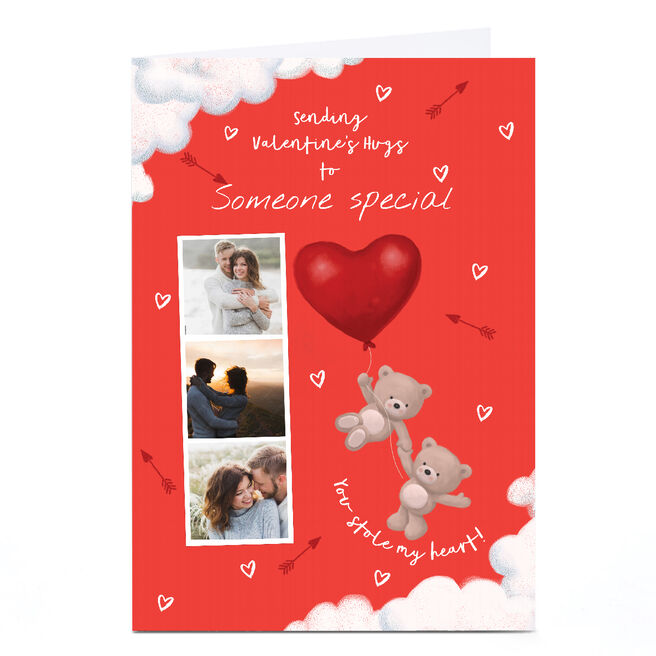Photo Hugs Valentine's Day Card - Stole My Heart, Someone Special