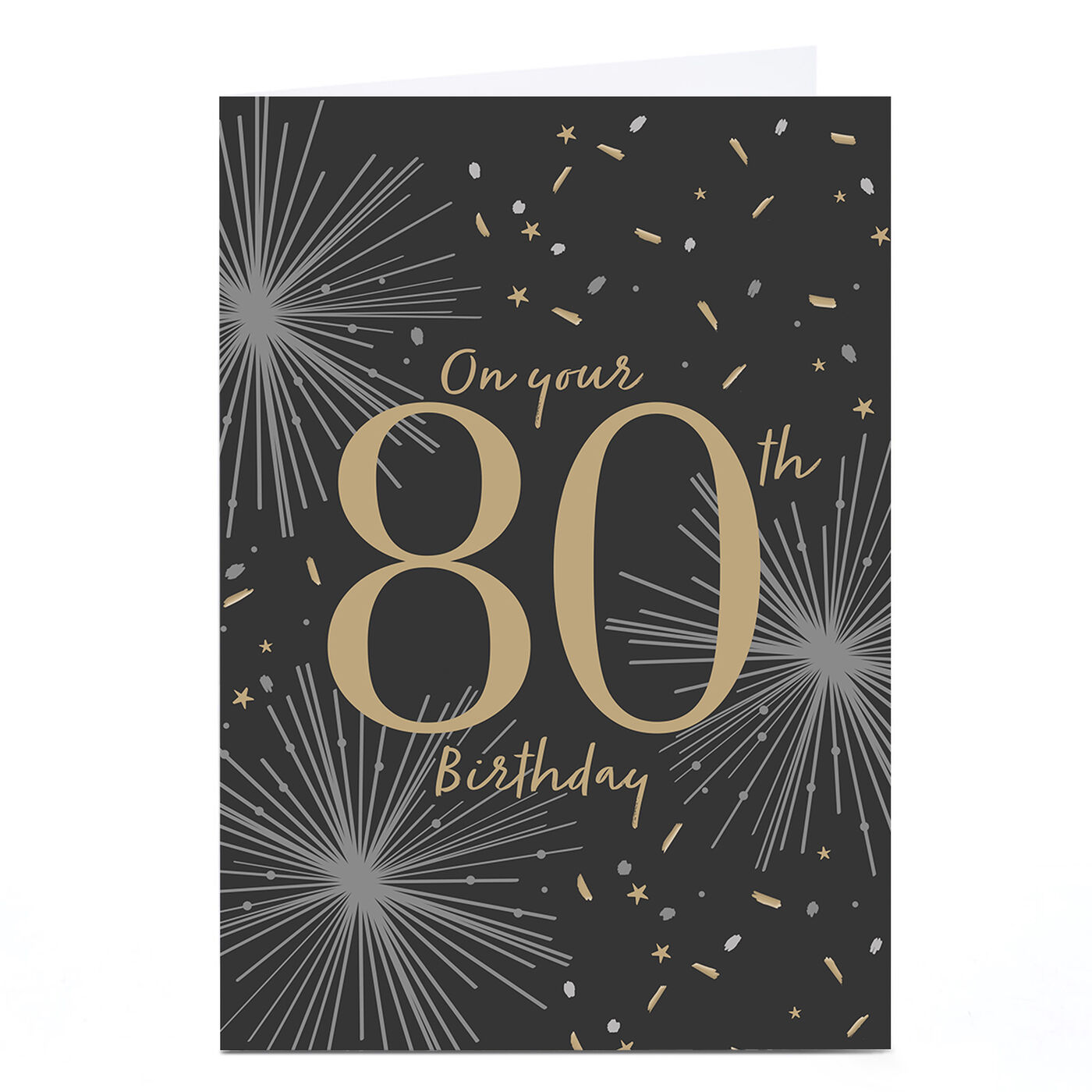 Buy 80th Birthday Card - On Your 80th Fireworks for GBP 1.99 | Card ...