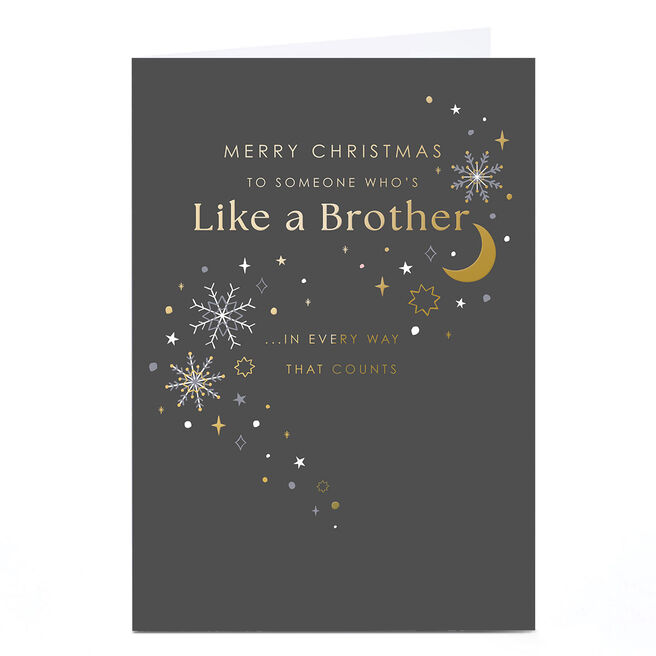 Christmas Card - To Someone Who's Like A Brother