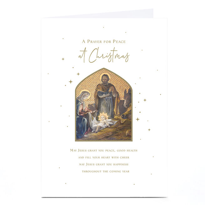 Christmas Card - Prayer for Peace Good Health and Cheer